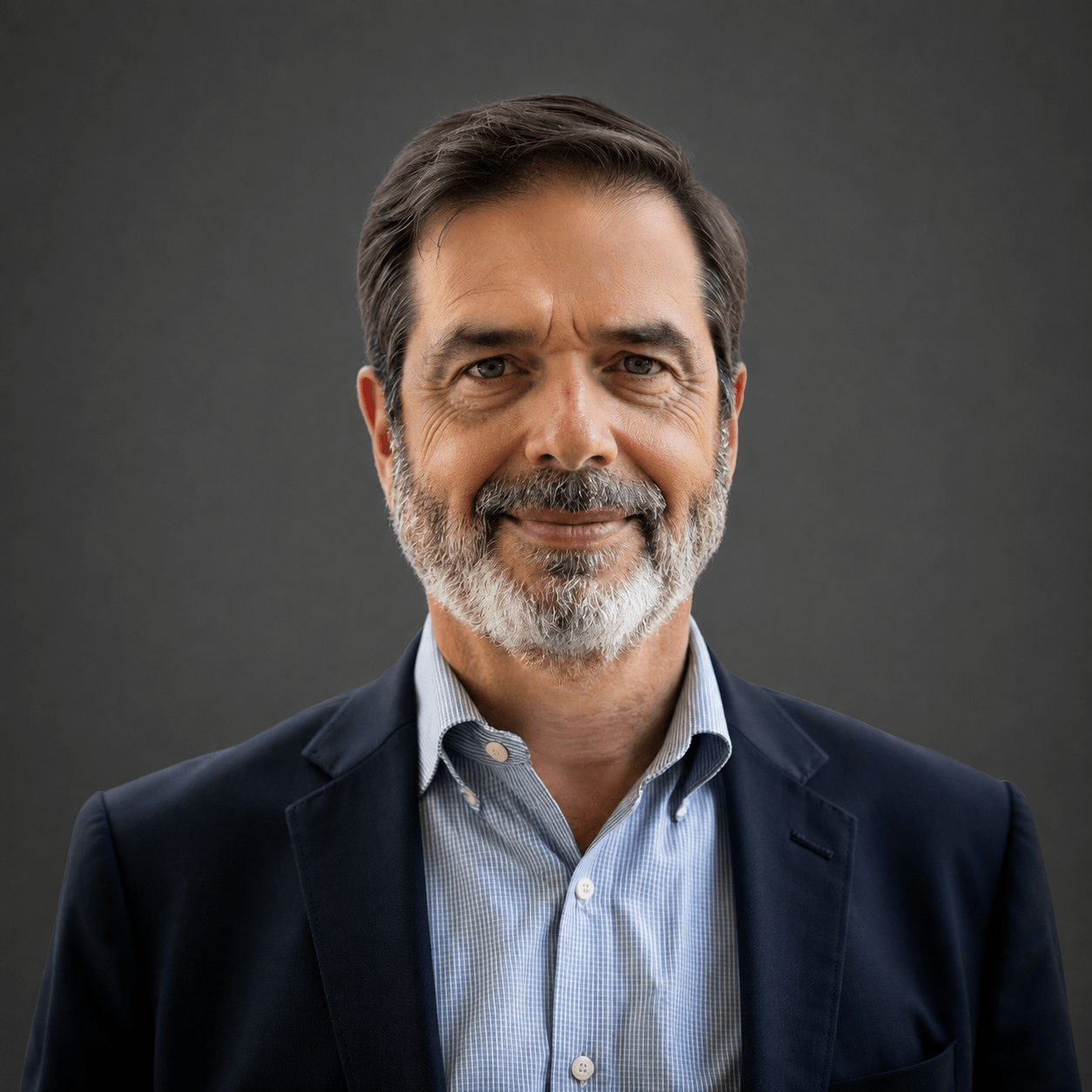 Mark headshot website grey background